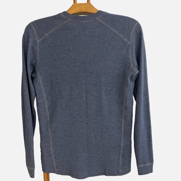 Helly Hansen Work Wear Fire Resistant Long Sleeve Tee Shirt Size Large Blue - Picture 8 of 9